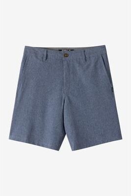 O'Neill s Reserve Heather 19"" Hybrid Shorts in Navy Heather, Size 32, Elastane/Polyester"
