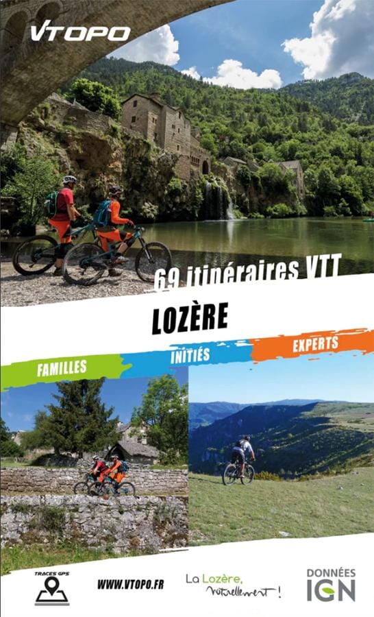 Topoguide cyclo - Lozère : 69 itinéraires VTT   VTOPO