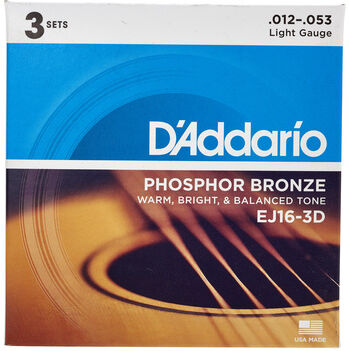 Daddario EJ16-3D