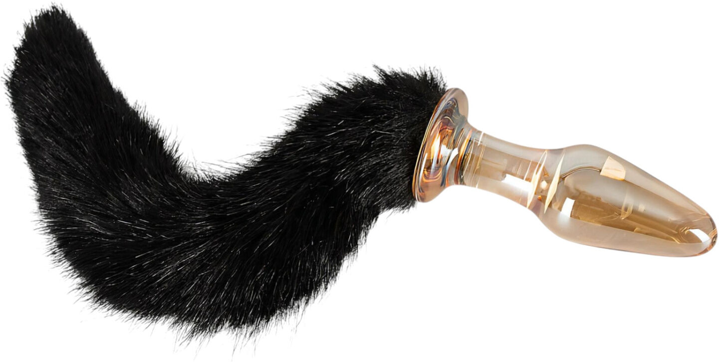 You2toys - Glas Anal Plug Med Kattehale