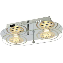 10 Watt COB-LED Deckenleuchte Chrom Wandlampe Beleuchtung Esszimmer  Gianna 740025-2