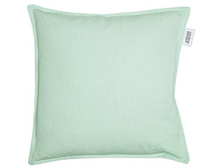 Schöner Wohnen Lino Kussensloop Kussensloop Kussensloop Decoratieve Kussen Woonkamer - Maat: 40 x 40 cm - Kleuren: OffwhitegrijszandCaramelRustBourgondiëDustybleudenimmintgroen