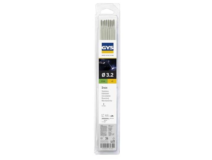 GYS 082342 roestvrij stalen elektroden 316 L, 8 stuks geel