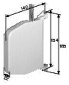 DANNERT Enrouleur de sangle 84801 mécanique, blanc ; PKKT (MINI .GURT)
