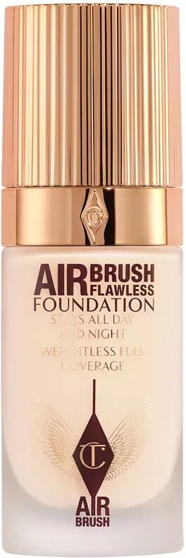 CHARLOTTE TILBURY - Airbrush Flawless Foundation – Leichte Foundation mit voller Deckkraft, 30 ml,  Neutral