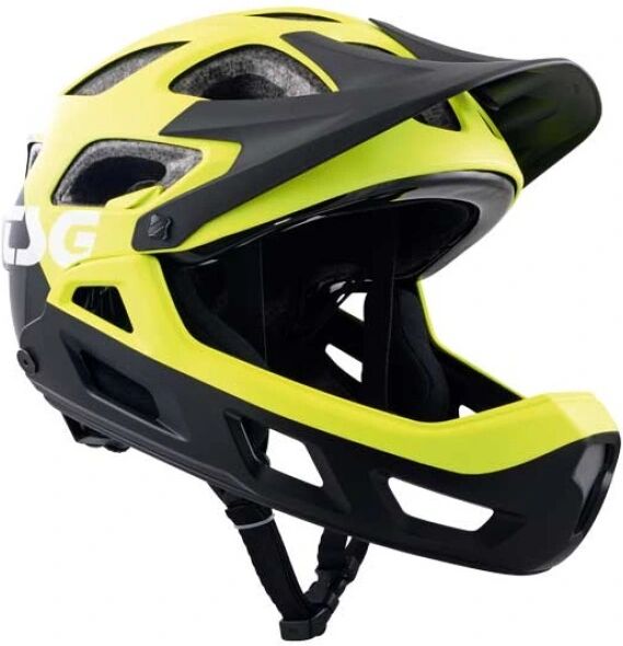 Helmet TSG Seek Youth Graphic Design BMX Fullface (XXS/XS - Black/Yellow)  - Black;Yellow - Size: 2X-Small