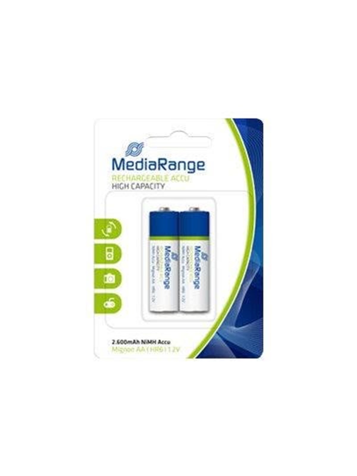MediaRange MRBAT123 battery x AA type - NiMH (pack of 2)