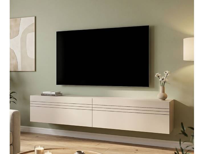 Lowboard TV-Board Beach 2 , 2-teilig , Kaschmir