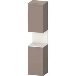 Duravit Collection One Hochschrank, Türanschlag rechts, 400x360x1760mm, Nische Weiß Supermatt, QA1346R84430000, Farbe: Basalt Matt
