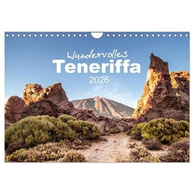 Wundervolles Teneriffa (Wandkalender 2026 DIN A4 quer), CALVENDO Monatskalender