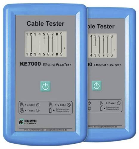 Gossen Metrawatt KE7000 Set Netzwerkprüfgerät Durchgang, Identifikation, Polarität, Unterbrechung