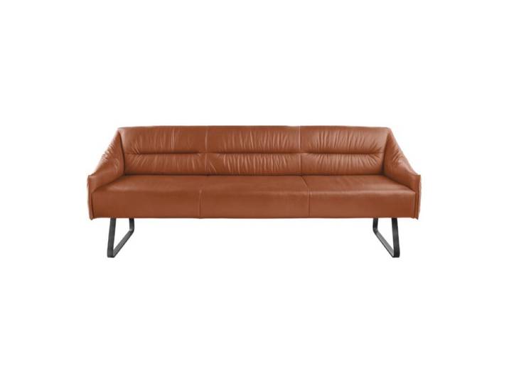 Musterring JustB! SP500 Sitzbank in Leder - Leder Z7750 cognac - 232 Modern, Zeitlos