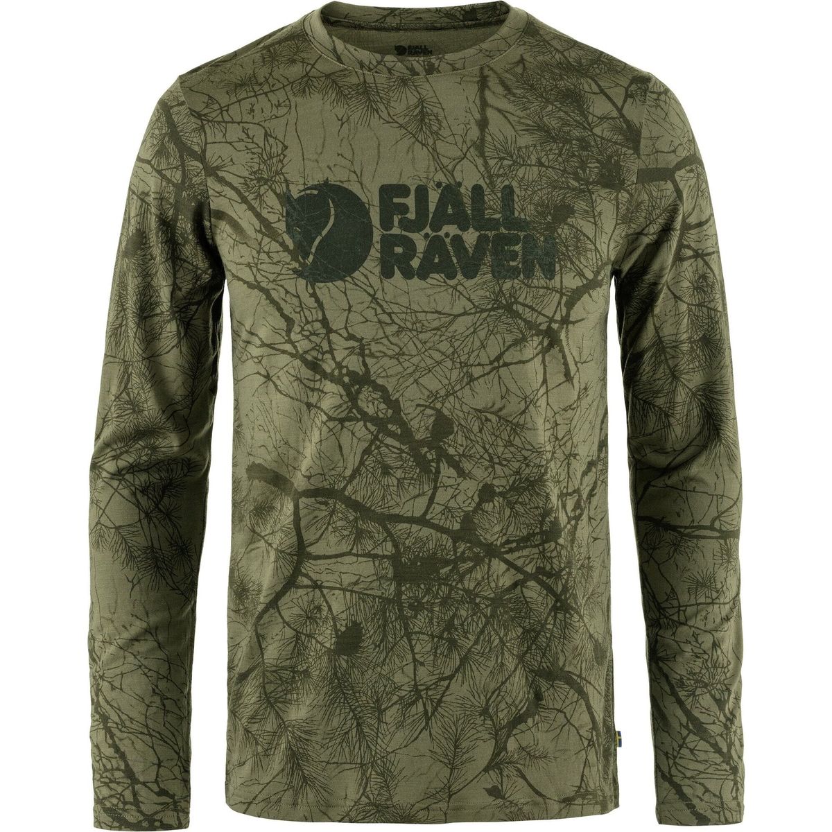 Fjällräven Värmland Wool LS M green camo (626) L F86673-626-L