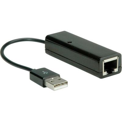 Value USB 2.0 Konverter [1x USB 2.0 Stecker A - 1x RJ45-Buchse]