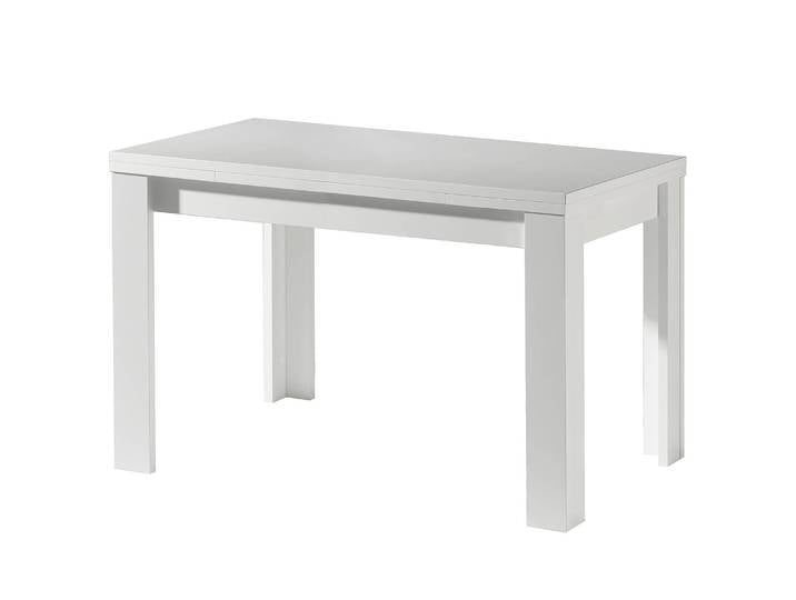 Table Dracy 110cm Blanc/Blanc mat