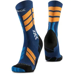 X-SOCKS X-Country Perform Crew Laufsocken A096 - marine/orange 45-47