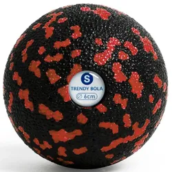 TRENDY SPORT Bola Faszienball schwarz/rot 6 cm