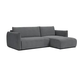 ECKSOFA TAUER 3-Sitzer links, dunkelgrau