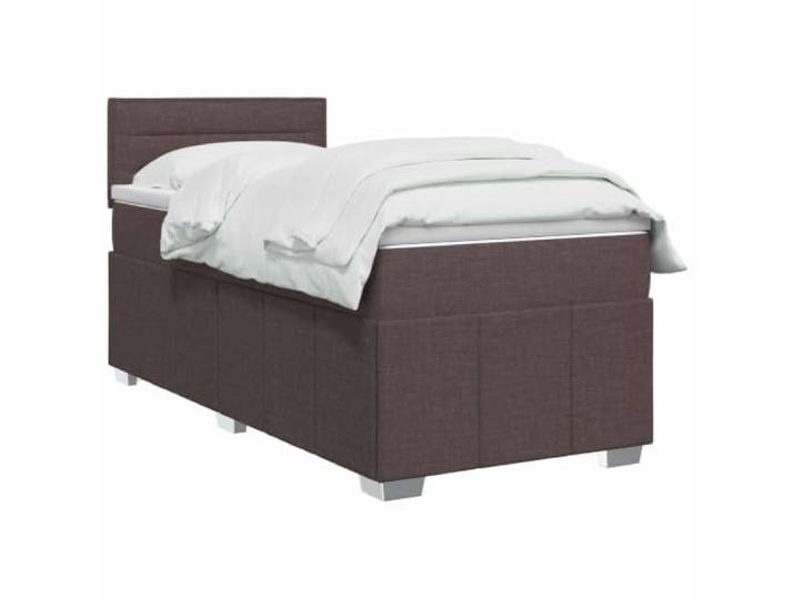 vidaXL Boxspringbett mit Matratze Dunkelbraun 100 x 200 cm Stoff Passt die Unterstützung an deine gewünschte Höhe an. Beleuchte deinen Raum mit flexibler Beleuchtung