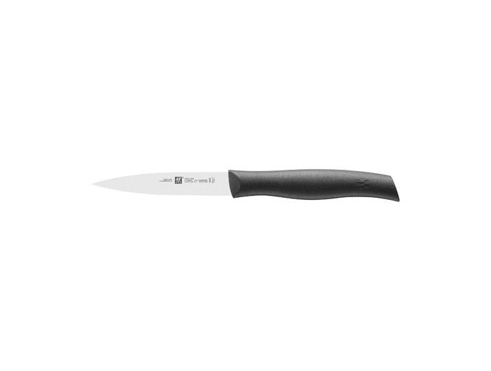 Zwilling Couteau à légumes pointu Zwilling Twin Grip 10 cm Noir-acier inoxydable