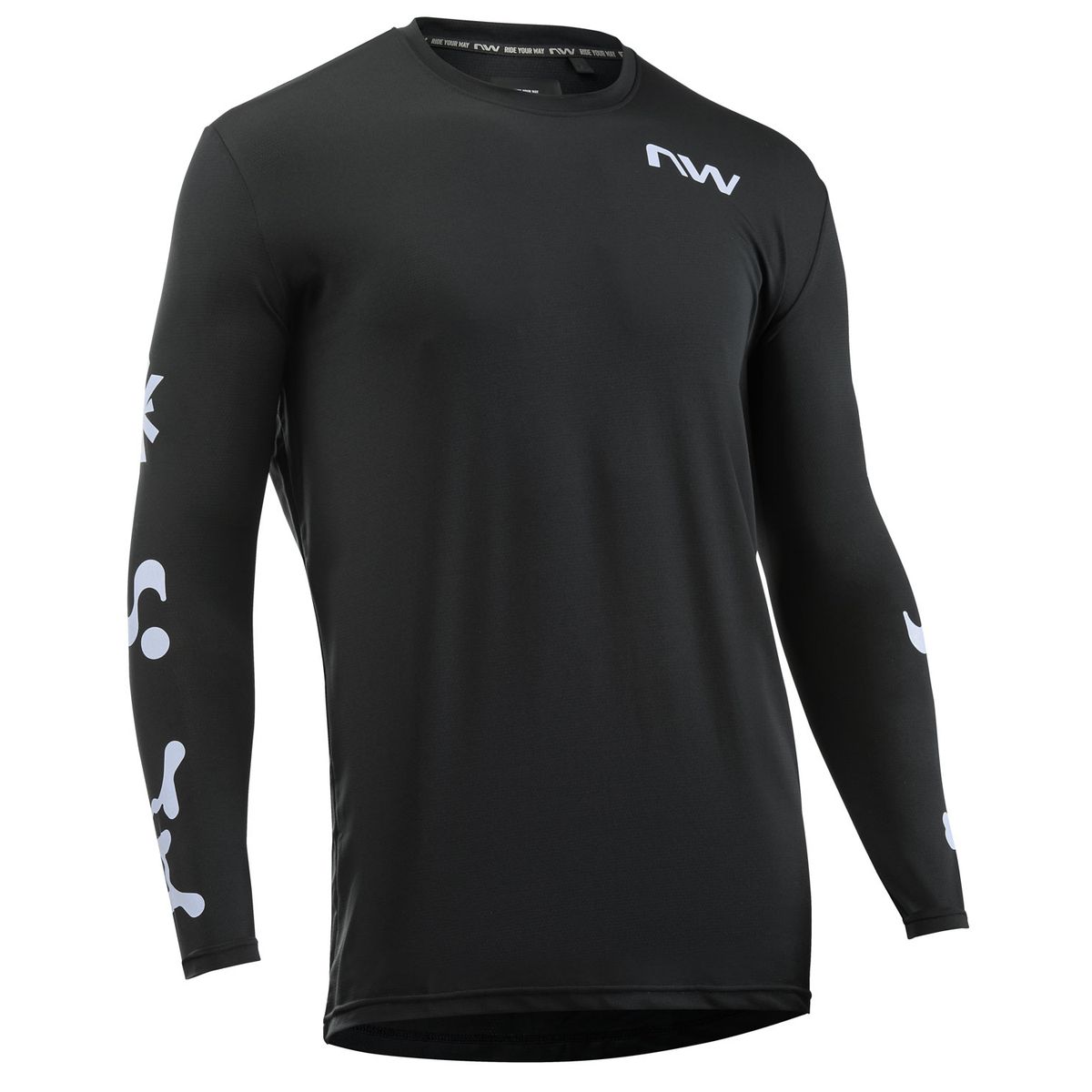 Northwave Xtrail Jersey Long Sleeve black/ice grey (154) L 89251137-154-L