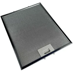 Air2Go Metall-Fettfilter 352x284mm für Arcelik 9174420002 / 49016227 / 288196, Dunstfilter, Silber