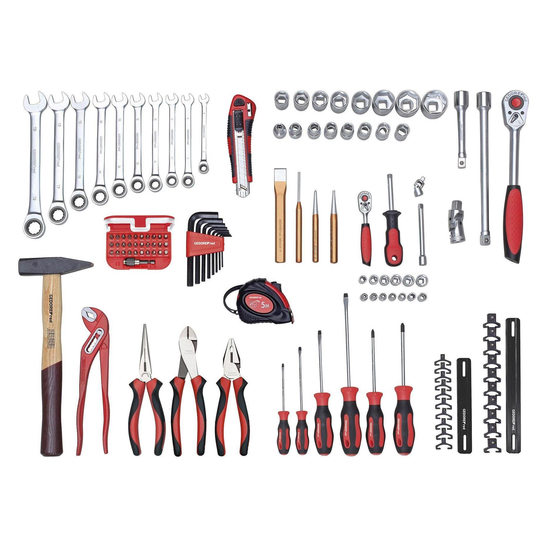 Gedore Red red R21000108 Werkzeugsatz ALL-IN lose 108-teilig (3301642)