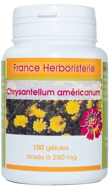 France Herboristerie GELULES CHRYSANTELLUM Americanum - dosées à 200 mg.