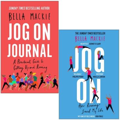 HARPERCOLLINS Bella Mackie Collection 2 Books Set (Jog on Journal, Jog On How Running Saved My Life)