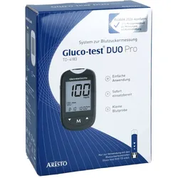 GLUCO TEST DUO Pro Set Blutzuckermessgerät mg/dl
