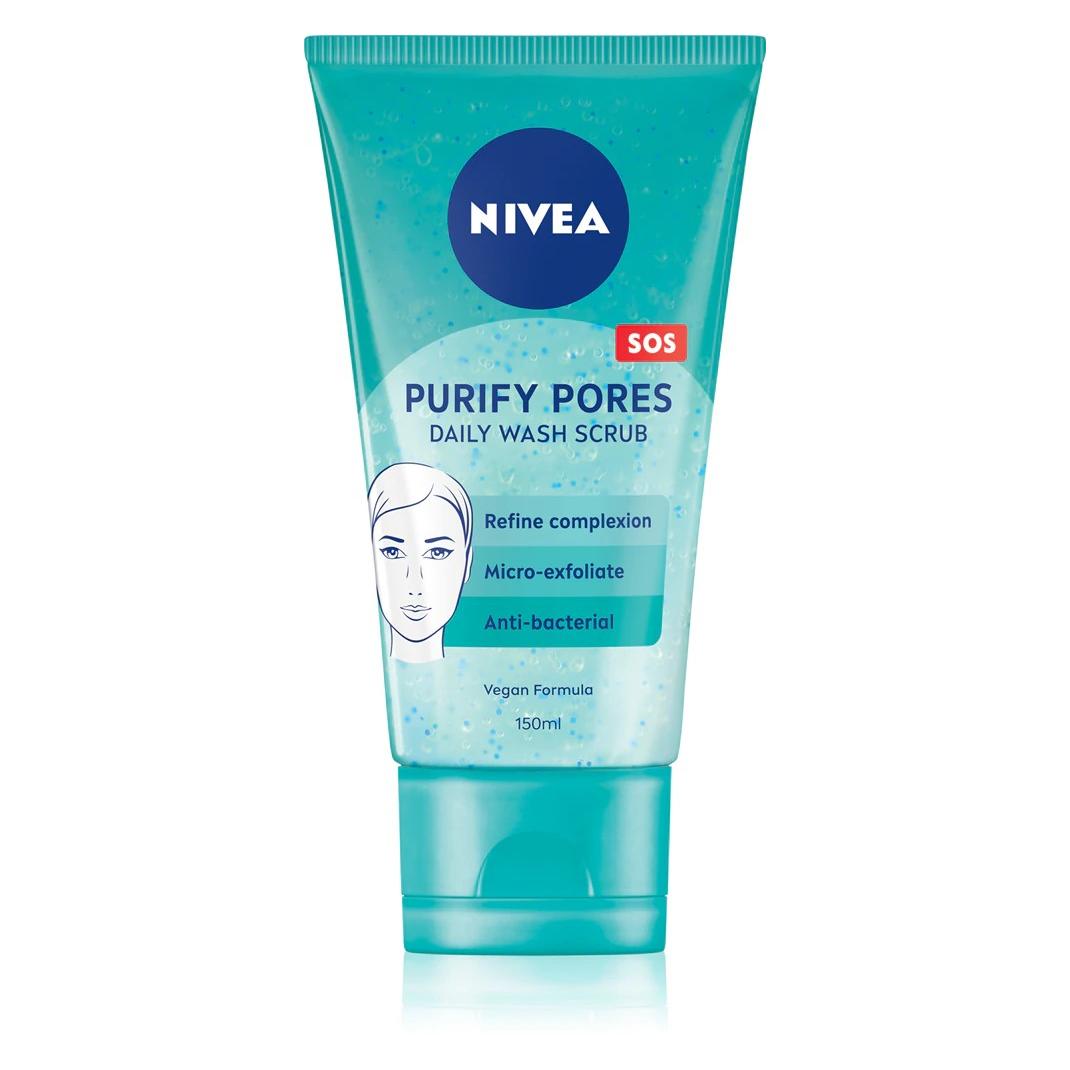 Nivea Clean Deeper Daily Wash Scrub (Reinigungspeeling, 150 ml) (81963)
