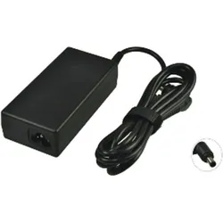 HP AC Adapter 18.5V 65W includes power cable (65 W), Notebook Netzteil, Schwarz