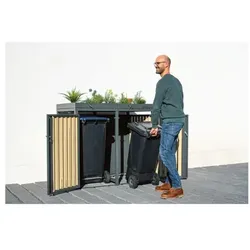 Westmann Mülltonnenbox »Planta« 2x 240 L