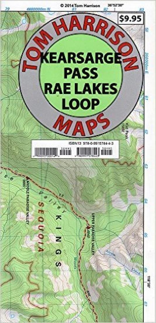 Col Kearsarge et boucle des lacs Rae   Tom Harrison Maps