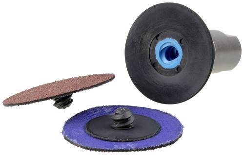 Wolfcraft 5607000 Schleifteller-Set für Winkelschleifer, 4-tlg. Durchmesser 50mm