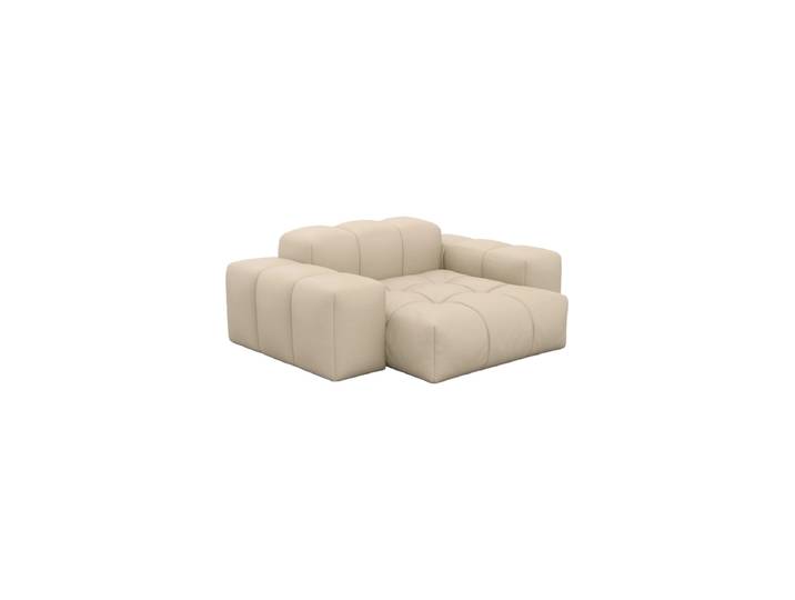 Echtleder Design Loungesessel „Avenza“ Echtleder Beige BLOOMINGLOFT Collection
