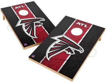 Skip's Garage Vintage Atlanta Falcons NFL 2x4 Tailgate Cornhole Boards