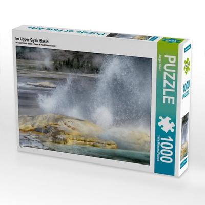 CALVENDO Puzzle Im Upper Gysir Basin | 1000 Teile Lege-Größe 64x48cm Foto-Puzzle für glückliche Stunden