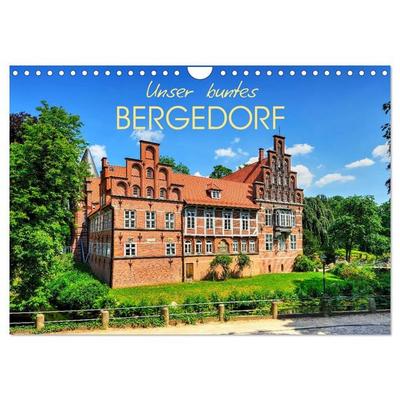 Unser buntes Bergedorf (Wandkalender 2027 DIN A4 quer), CALVENDO Monatskalender