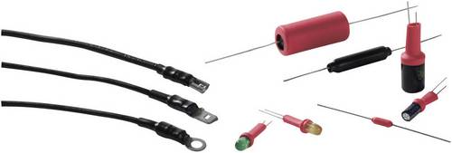 HellermannTyton 300-73020 Schrumpfschlauch ohne Kleber Schwarz 1.60mm 0.80mm Schrumpfrate:2:1 Meterware