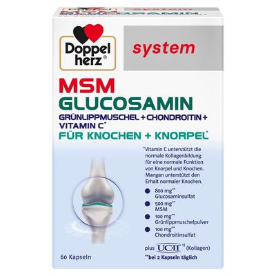 Doppelherz MSM Glucosamin system Kapseln 60 St