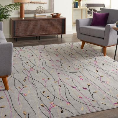 Nourison Grafix Floral Botanical Transitional Area Rug