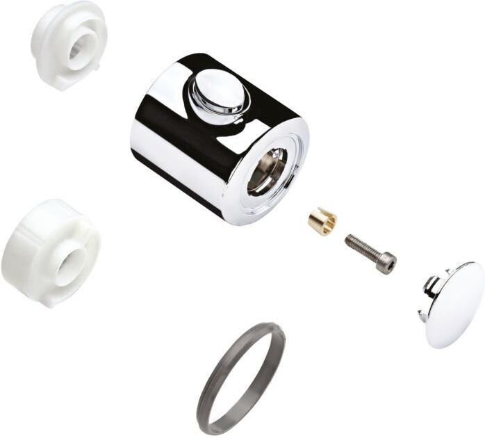 Hansgrohe Thermostatgriff Ecotat 1001 SL 96618810 satinox