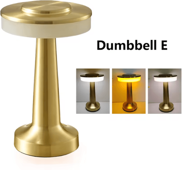 Inspire Curations Retro Mushroom LED Table Lamp With Rechargeable Stepless Dimming For Bedroom & Camping type E