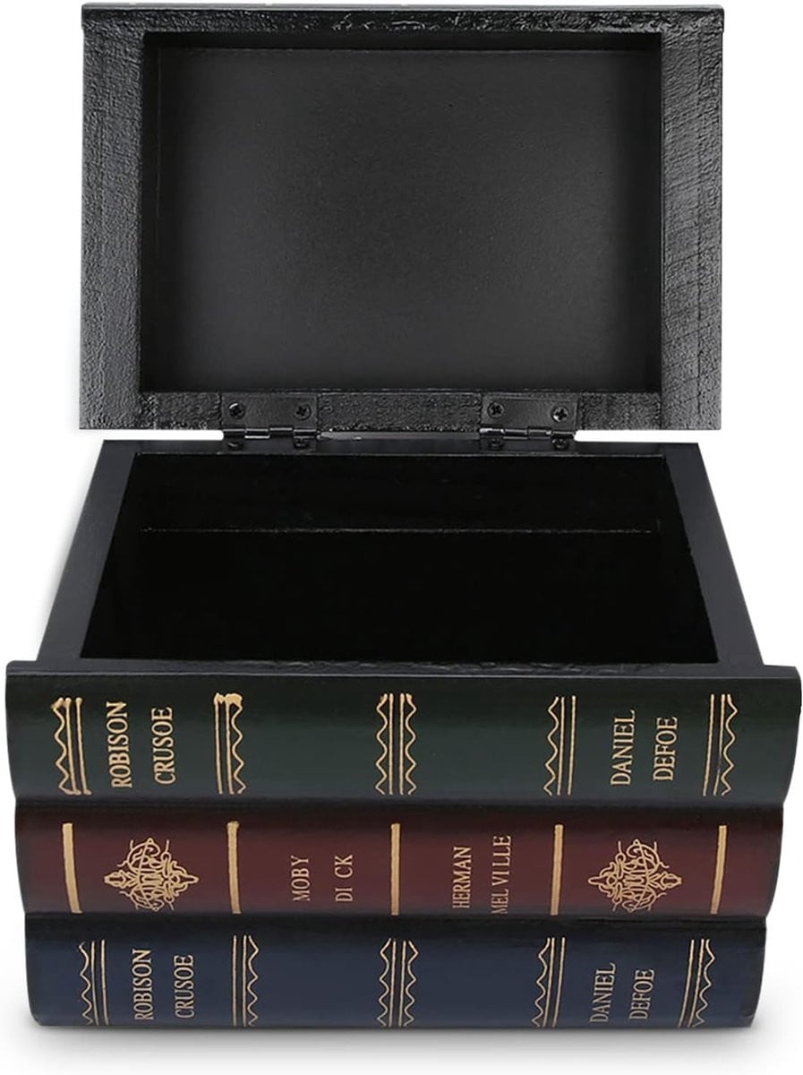 SnelShoppen Faux Boek Doos Decoratieve Opbergdoos voor Sieraden en Decoratie