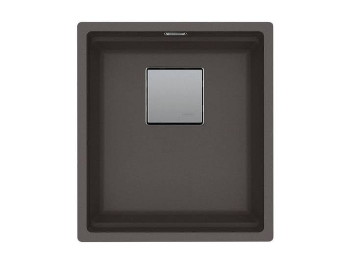 FRANKE Granitspüle Unterbauspüle Kubus 2 KNG 110-37 Fragranit+ Schiefergrau, 41/460 cm