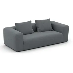 Nordic Collection Sofa Kornum Stoff Grau Charcoal