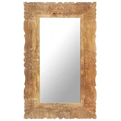 vidaXL Spiegel 80x50 cm Massivholz Mango