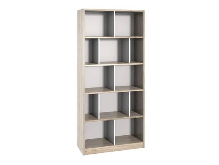 Jugendzimmer Kinderzimmer Regal Standregal Bücherregal in Eiche mit weiß