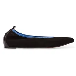 Wonders für Damen. A-3832_4653_5792 Ballerinas aus Leder Triana 32 Schwarz (38), Wohnung, Keine, Lässig